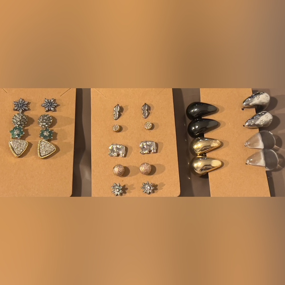 Fun Multi-Color 14 Piece Earring Pierced Set